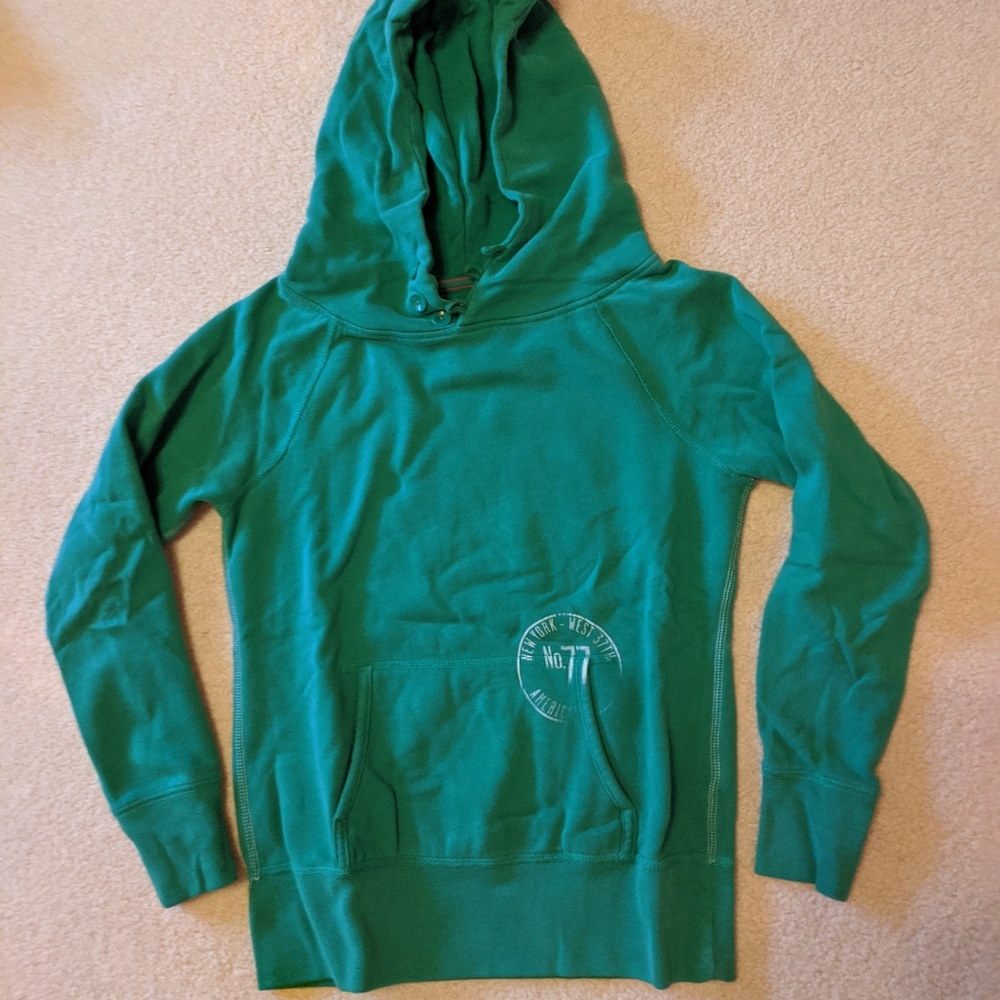 AEO green hoodie